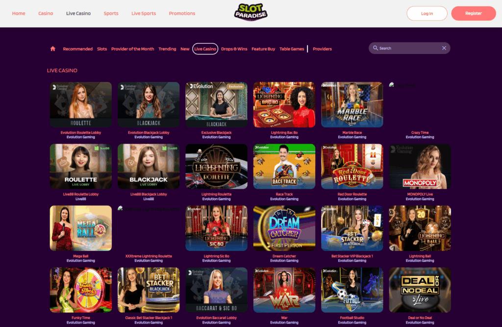Slot Paradise Game Library