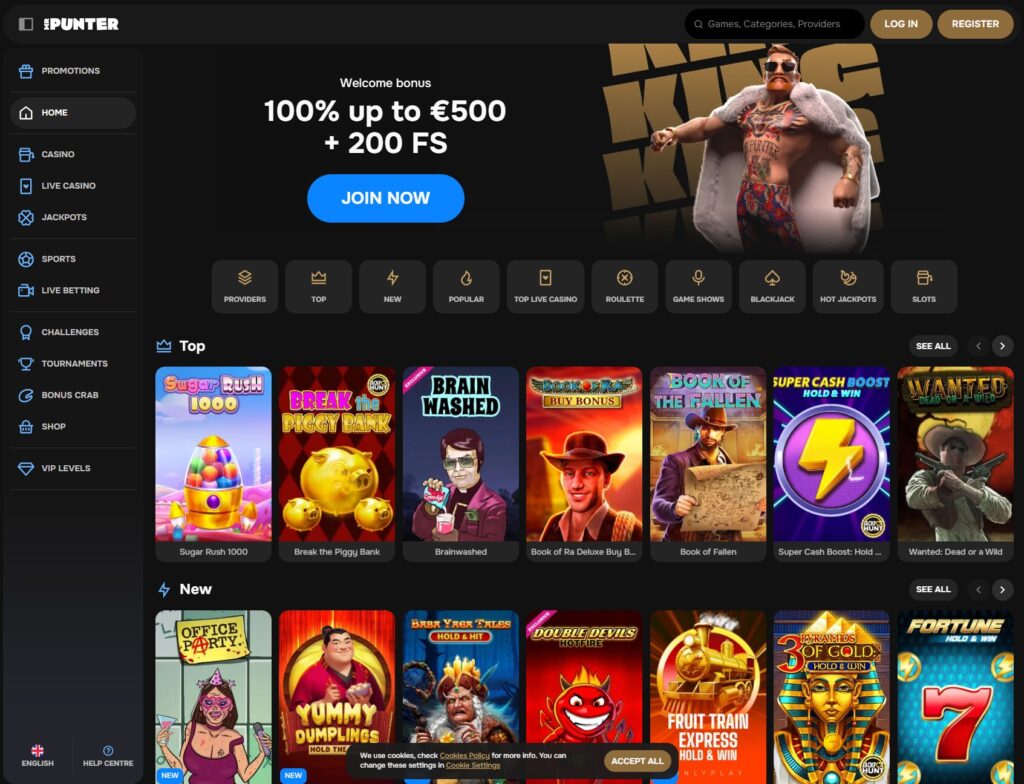 MrPunter dashboard
