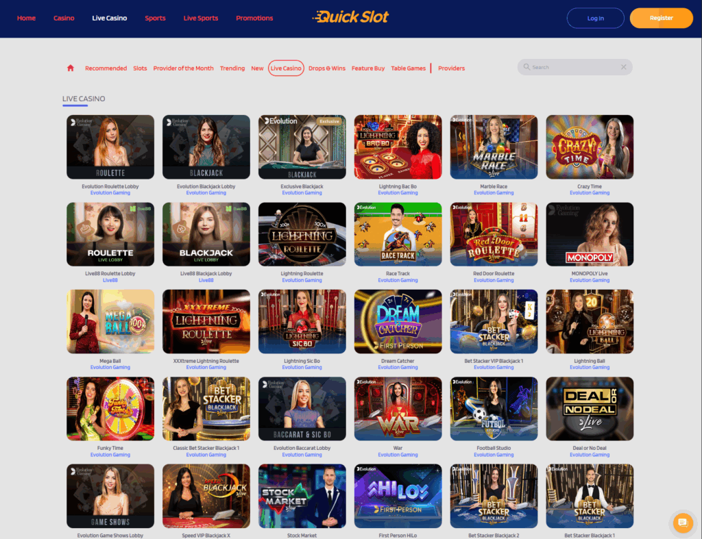 Quick Slot Game Library