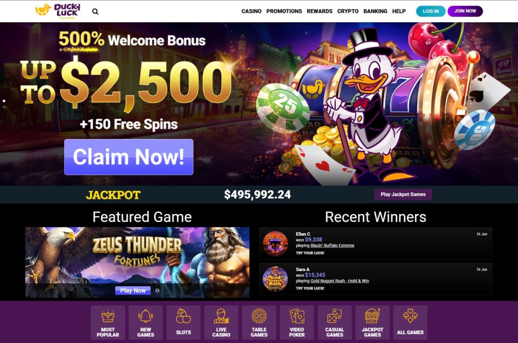 Ducky Luck Dashboard