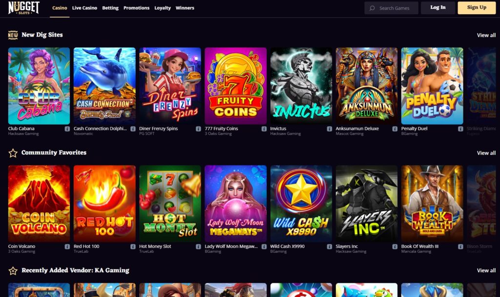 Nuggetslots Game Library