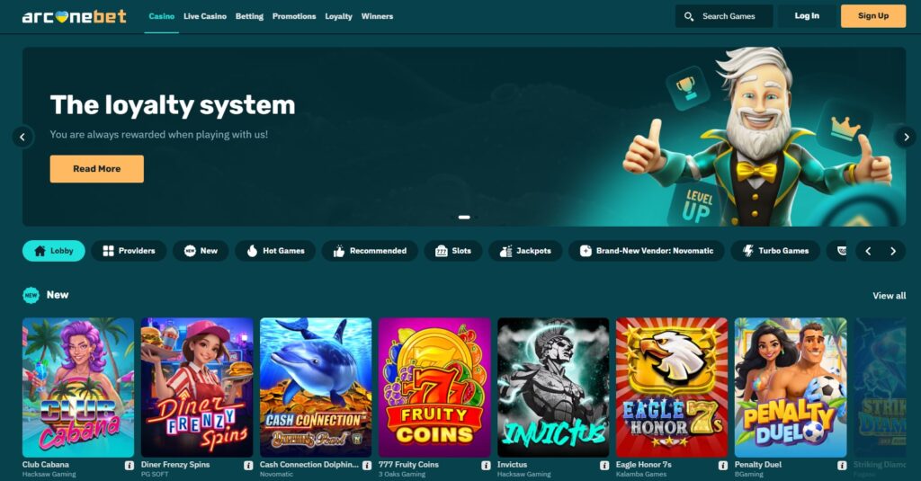 Arcanebet Dashboard